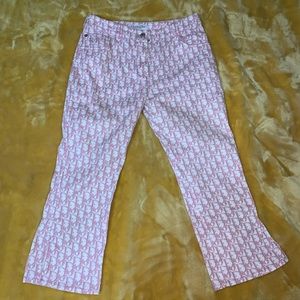 Dior monogram Capri pants 💞